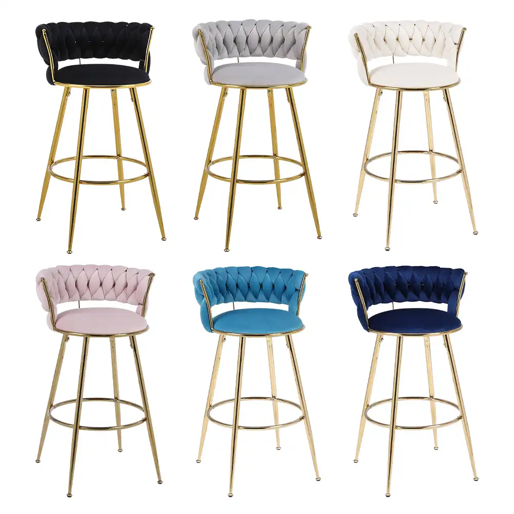 5 Reasons Pink Bar Stools with Woven Backs Elevate Any Space